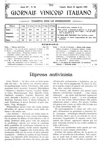 Giornale vinicolo italiano