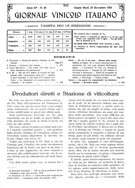 Giornale vinicolo italiano