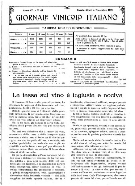 Giornale vinicolo italiano