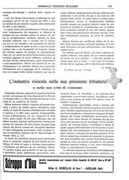 Giornale vinicolo italiano