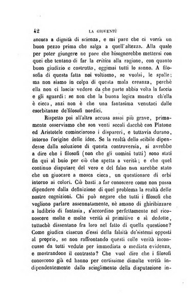 La gioventù ragguagli d'educazione e d'istruzione