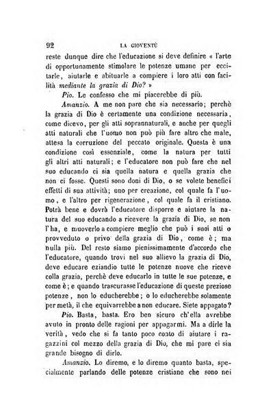 La gioventù ragguagli d'educazione e d'istruzione