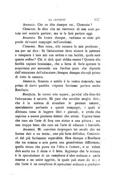 La gioventù ragguagli d'educazione e d'istruzione