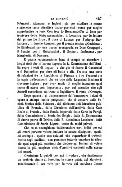 La gioventù ragguagli d'educazione e d'istruzione