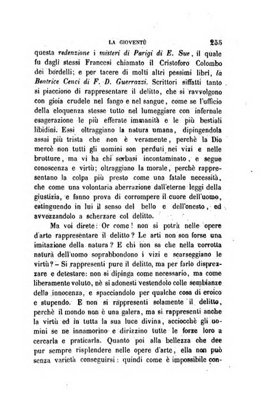 La gioventù ragguagli d'educazione e d'istruzione