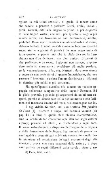 La gioventù ragguagli d'educazione e d'istruzione