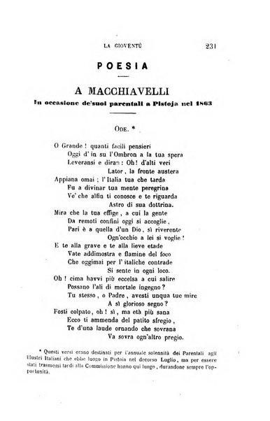 La gioventù ragguagli d'educazione e d'istruzione