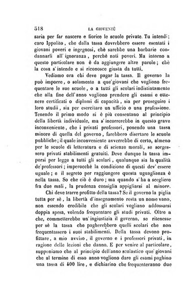 La gioventù ragguagli d'educazione e d'istruzione