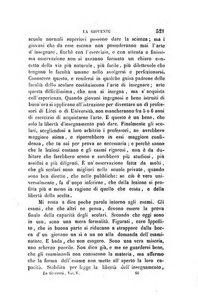 La gioventù ragguagli d'educazione e d'istruzione