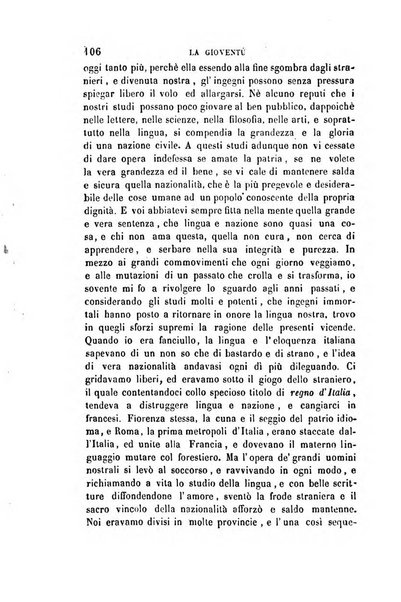 La gioventù ragguagli d'educazione e d'istruzione