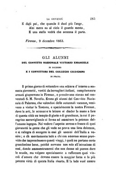 La gioventù ragguagli d'educazione e d'istruzione