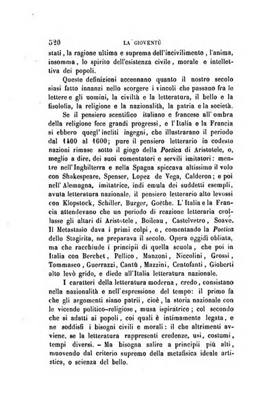 La gioventù ragguagli d'educazione e d'istruzione