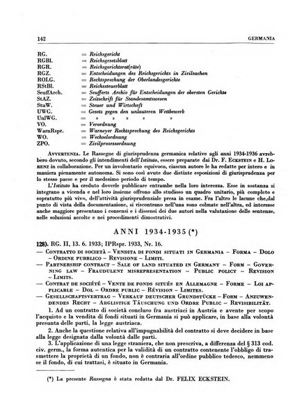 Giurisprudenza comparata di diritto internazionale privato