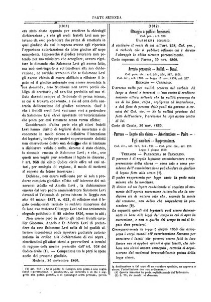 Giurisprudenza del Regno raccolta generale progressiva di giurisprudenza, legislazione e dottrina