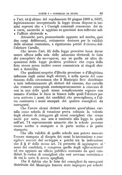 La giustizia amministrativa raccolta di decisioni e pareri del Consiglio di Stato, decisioni della Corte dei conti, sentenze della Cassazione di Roma, e decisioni delle Giunte provinciali amministrative