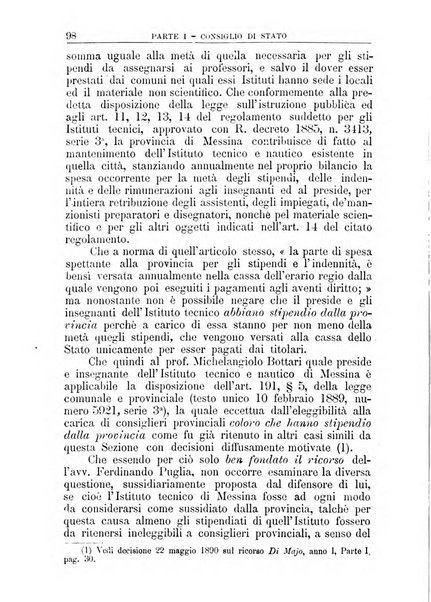 La giustizia amministrativa raccolta di decisioni e pareri del Consiglio di Stato, decisioni della Corte dei conti, sentenze della Cassazione di Roma, e decisioni delle Giunte provinciali amministrative