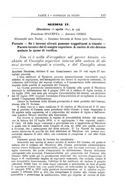 La giustizia amministrativa raccolta di decisioni e pareri del Consiglio di Stato, decisioni della Corte dei conti, sentenze della Cassazione di Roma, e decisioni delle Giunte provinciali amministrative