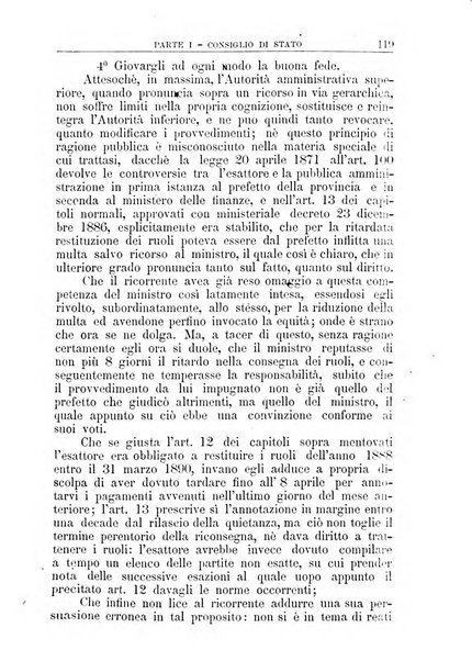 La giustizia amministrativa raccolta di decisioni e pareri del Consiglio di Stato, decisioni della Corte dei conti, sentenze della Cassazione di Roma, e decisioni delle Giunte provinciali amministrative