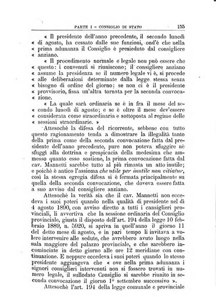 La giustizia amministrativa raccolta di decisioni e pareri del Consiglio di Stato, decisioni della Corte dei conti, sentenze della Cassazione di Roma, e decisioni delle Giunte provinciali amministrative