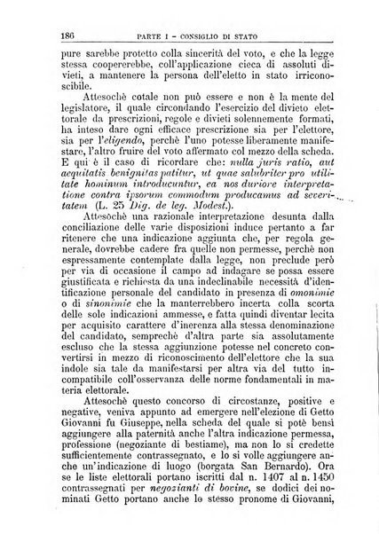 La giustizia amministrativa raccolta di decisioni e pareri del Consiglio di Stato, decisioni della Corte dei conti, sentenze della Cassazione di Roma, e decisioni delle Giunte provinciali amministrative