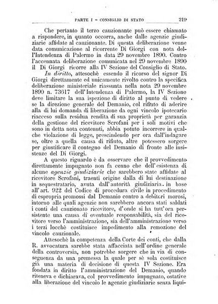 La giustizia amministrativa raccolta di decisioni e pareri del Consiglio di Stato, decisioni della Corte dei conti, sentenze della Cassazione di Roma, e decisioni delle Giunte provinciali amministrative