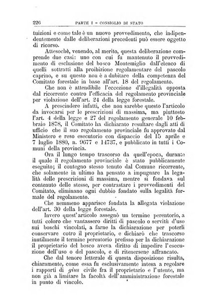 La giustizia amministrativa raccolta di decisioni e pareri del Consiglio di Stato, decisioni della Corte dei conti, sentenze della Cassazione di Roma, e decisioni delle Giunte provinciali amministrative