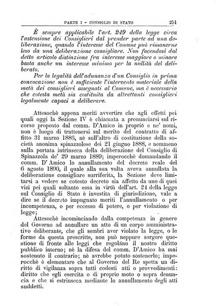 La giustizia amministrativa raccolta di decisioni e pareri del Consiglio di Stato, decisioni della Corte dei conti, sentenze della Cassazione di Roma, e decisioni delle Giunte provinciali amministrative