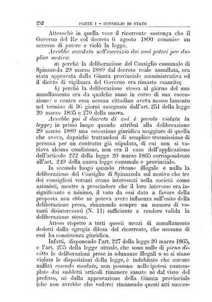 La giustizia amministrativa raccolta di decisioni e pareri del Consiglio di Stato, decisioni della Corte dei conti, sentenze della Cassazione di Roma, e decisioni delle Giunte provinciali amministrative