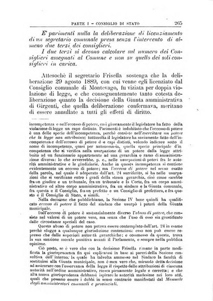 La giustizia amministrativa raccolta di decisioni e pareri del Consiglio di Stato, decisioni della Corte dei conti, sentenze della Cassazione di Roma, e decisioni delle Giunte provinciali amministrative