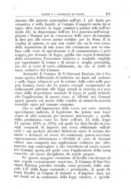 La giustizia amministrativa raccolta di decisioni e pareri del Consiglio di Stato, decisioni della Corte dei conti, sentenze della Cassazione di Roma, e decisioni delle Giunte provinciali amministrative