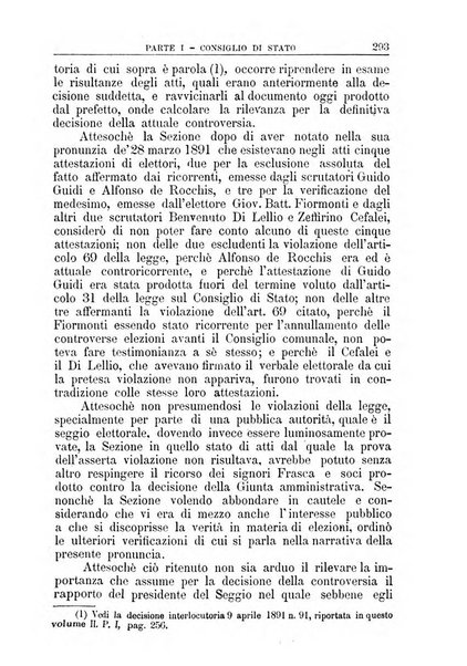 La giustizia amministrativa raccolta di decisioni e pareri del Consiglio di Stato, decisioni della Corte dei conti, sentenze della Cassazione di Roma, e decisioni delle Giunte provinciali amministrative