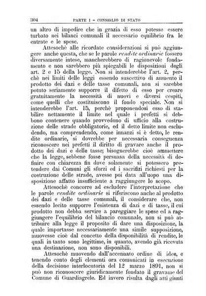 La giustizia amministrativa raccolta di decisioni e pareri del Consiglio di Stato, decisioni della Corte dei conti, sentenze della Cassazione di Roma, e decisioni delle Giunte provinciali amministrative