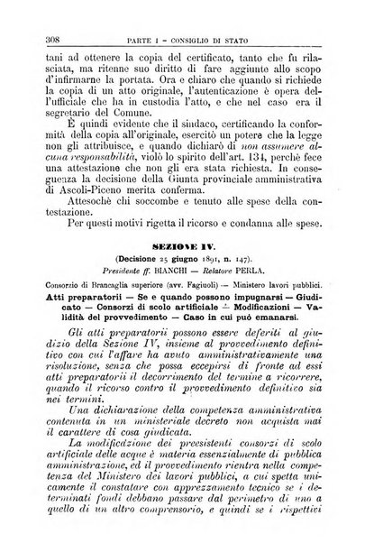 La giustizia amministrativa raccolta di decisioni e pareri del Consiglio di Stato, decisioni della Corte dei conti, sentenze della Cassazione di Roma, e decisioni delle Giunte provinciali amministrative