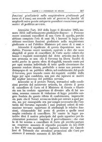 La giustizia amministrativa raccolta di decisioni e pareri del Consiglio di Stato, decisioni della Corte dei conti, sentenze della Cassazione di Roma, e decisioni delle Giunte provinciali amministrative