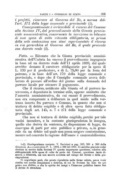 La giustizia amministrativa raccolta di decisioni e pareri del Consiglio di Stato, decisioni della Corte dei conti, sentenze della Cassazione di Roma, e decisioni delle Giunte provinciali amministrative