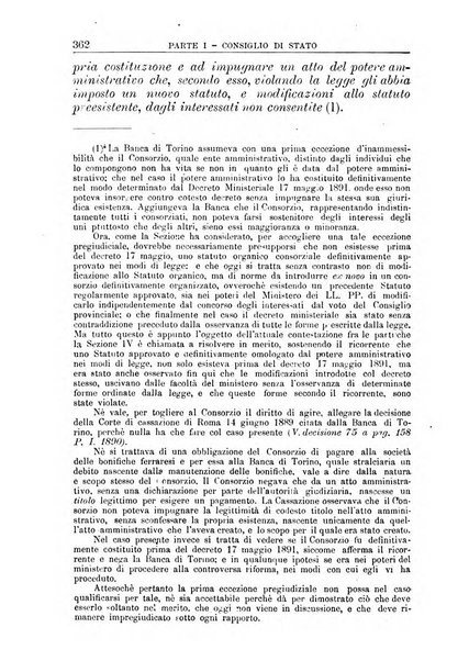 La giustizia amministrativa raccolta di decisioni e pareri del Consiglio di Stato, decisioni della Corte dei conti, sentenze della Cassazione di Roma, e decisioni delle Giunte provinciali amministrative