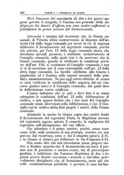 La giustizia amministrativa raccolta di decisioni e pareri del Consiglio di Stato, decisioni della Corte dei conti, sentenze della Cassazione di Roma, e decisioni delle Giunte provinciali amministrative