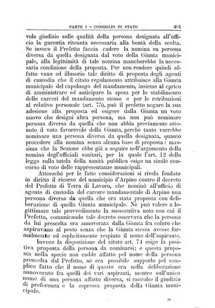 La giustizia amministrativa raccolta di decisioni e pareri del Consiglio di Stato, decisioni della Corte dei conti, sentenze della Cassazione di Roma, e decisioni delle Giunte provinciali amministrative