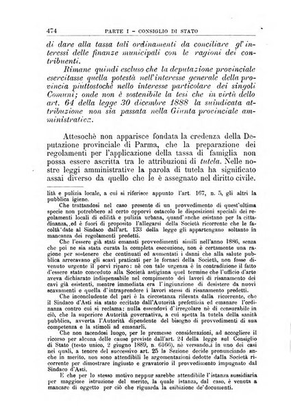 La giustizia amministrativa raccolta di decisioni e pareri del Consiglio di Stato, decisioni della Corte dei conti, sentenze della Cassazione di Roma, e decisioni delle Giunte provinciali amministrative