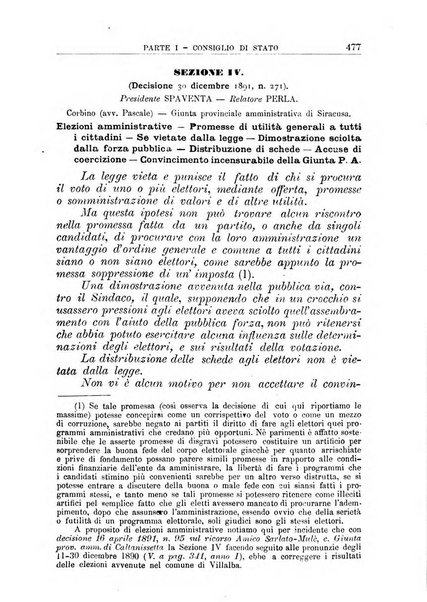 La giustizia amministrativa raccolta di decisioni e pareri del Consiglio di Stato, decisioni della Corte dei conti, sentenze della Cassazione di Roma, e decisioni delle Giunte provinciali amministrative