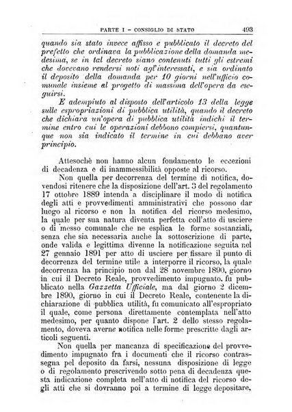 La giustizia amministrativa raccolta di decisioni e pareri del Consiglio di Stato, decisioni della Corte dei conti, sentenze della Cassazione di Roma, e decisioni delle Giunte provinciali amministrative