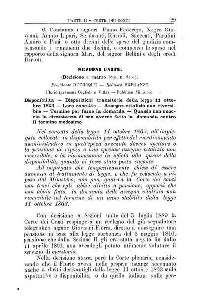 La giustizia amministrativa raccolta di decisioni e pareri del Consiglio di Stato, decisioni della Corte dei conti, sentenze della Cassazione di Roma, e decisioni delle Giunte provinciali amministrative