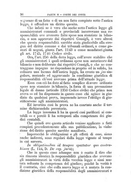 La giustizia amministrativa raccolta di decisioni e pareri del Consiglio di Stato, decisioni della Corte dei conti, sentenze della Cassazione di Roma, e decisioni delle Giunte provinciali amministrative