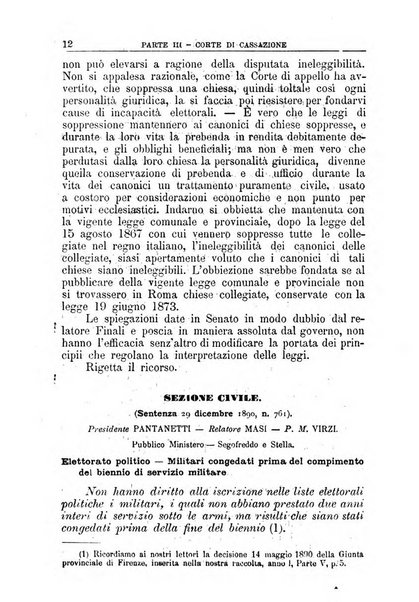 La giustizia amministrativa raccolta di decisioni e pareri del Consiglio di Stato, decisioni della Corte dei conti, sentenze della Cassazione di Roma, e decisioni delle Giunte provinciali amministrative