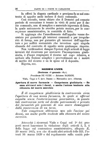 La giustizia amministrativa raccolta di decisioni e pareri del Consiglio di Stato, decisioni della Corte dei conti, sentenze della Cassazione di Roma, e decisioni delle Giunte provinciali amministrative