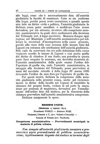 La giustizia amministrativa raccolta di decisioni e pareri del Consiglio di Stato, decisioni della Corte dei conti, sentenze della Cassazione di Roma, e decisioni delle Giunte provinciali amministrative