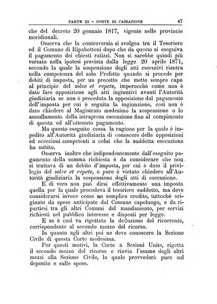 La giustizia amministrativa raccolta di decisioni e pareri del Consiglio di Stato, decisioni della Corte dei conti, sentenze della Cassazione di Roma, e decisioni delle Giunte provinciali amministrative