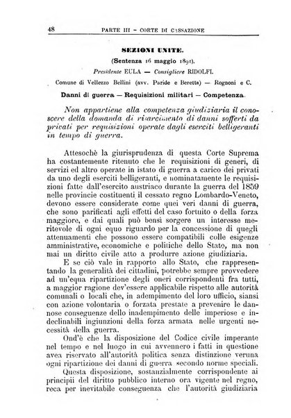 La giustizia amministrativa raccolta di decisioni e pareri del Consiglio di Stato, decisioni della Corte dei conti, sentenze della Cassazione di Roma, e decisioni delle Giunte provinciali amministrative