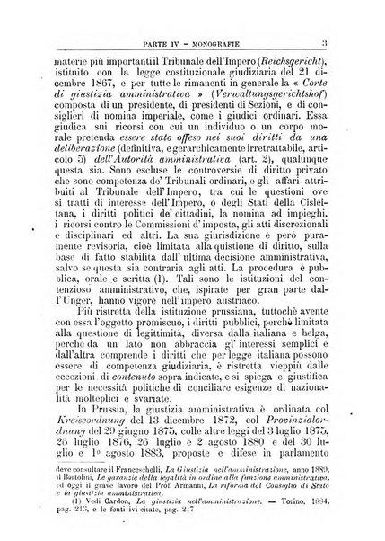 La giustizia amministrativa raccolta di decisioni e pareri del Consiglio di Stato, decisioni della Corte dei conti, sentenze della Cassazione di Roma, e decisioni delle Giunte provinciali amministrative