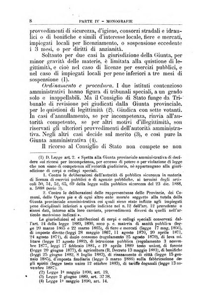 La giustizia amministrativa raccolta di decisioni e pareri del Consiglio di Stato, decisioni della Corte dei conti, sentenze della Cassazione di Roma, e decisioni delle Giunte provinciali amministrative